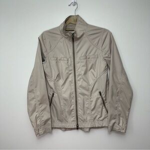 Royal Robbins Women’s Windbreaker Jacket Small Beige‎ Khaki Polyester Gorpcore